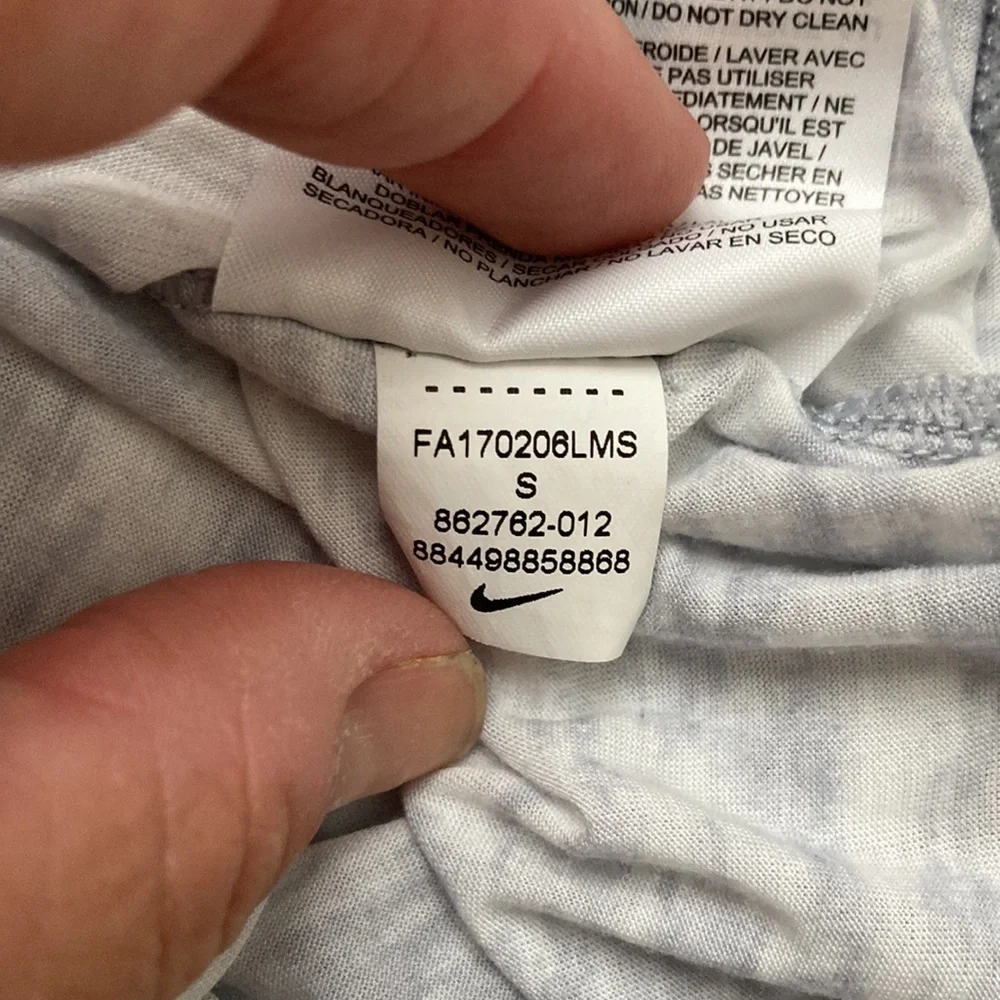 Nike Semi Sheer Racer Back Tank Top. Size S
